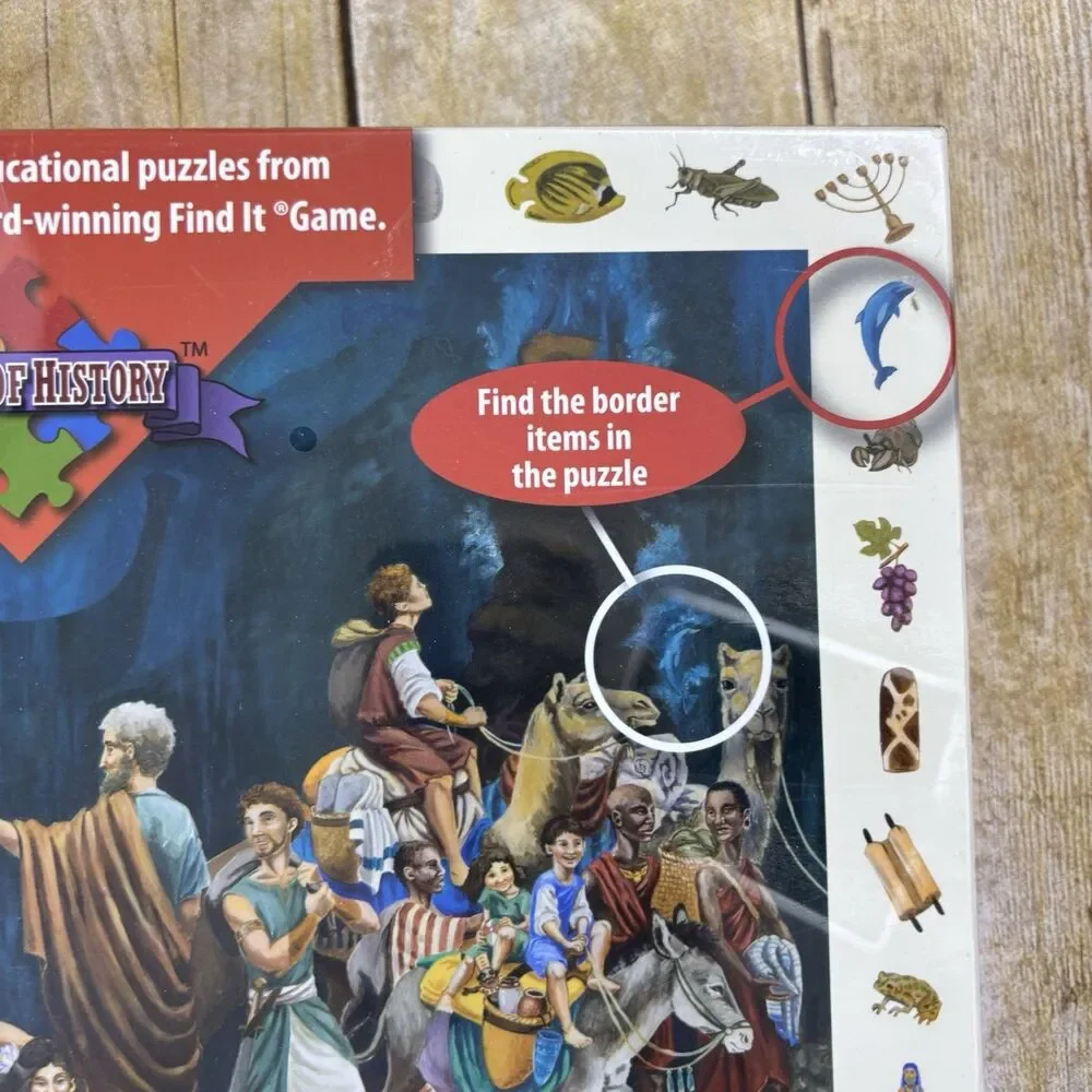 Moses Find It Puzzle 300 Pieces On Dry Ground Parting Sea New Sealed